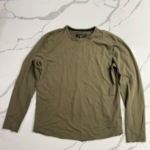 rag & bone Green Long Sleeve Tee